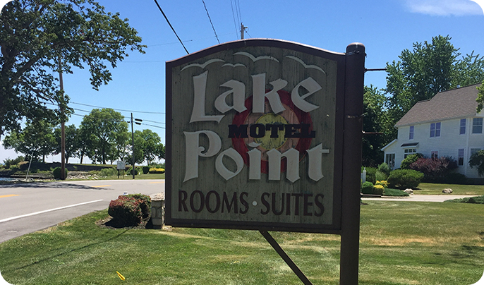 lake point motel entrance